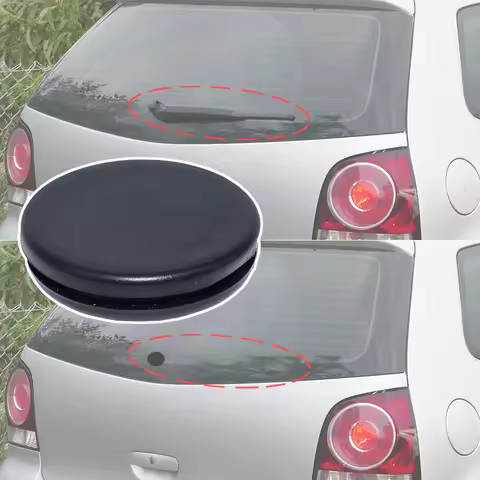 Car Rear Windshield Wiper Delete Bung Grommet Blade Rubber Plug For VW Polo MK4 Mk5 6R 9N 2001 2002 