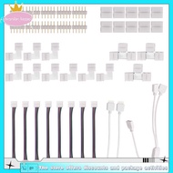 5 Pin LED Strip Connector Kit White LED Strip Connector for 12Mm RGBW LED Strip Connection Include T