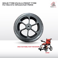 FRESCO BIKE SPARE PART Solid Tyre 17x3cm Front Tyre for Electric Wheelchair FM02 Electric Wheelchair
