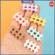 30pcs Mini Gardening Fence Miniature Fence Decor Bonsai Doll House Resin Fence Decor  nduni