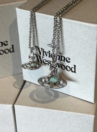 ❌拒絕假貨❌情人節送禮首選💝VIVIENNE WESTWOOD NEW PETITE/TINY ORB NECKLACE薄荷綠色💚