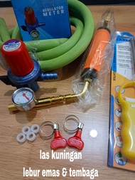 alat las kapiler set - kompor lebur emas - kompor lebur tembaga dengan gas lpg