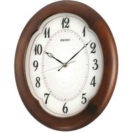 [Powermatic] Seiko Qxa389B Quiet Sweep Standard Wooden Case Wall Clock