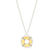LESIS｜Lifebuoy Pearl Necklace 隨興感個性救生圈珍珠長鏈