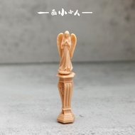 Angel Statue Interior Accessories Ornaments Column 1: 64 Miniature Doll White Model High Precision S