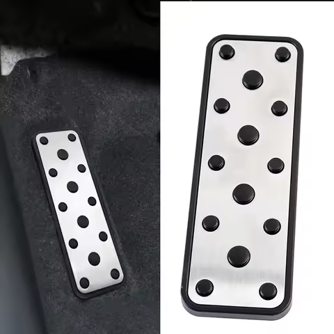 Track Racing Design Silver Rest Dead Pedal Cover for Subaru Impreza WRX/STI Forester Baja XV Crosstr