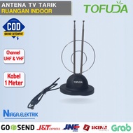 Antena antene tv televisi analog digital kabel duduk tarik mini