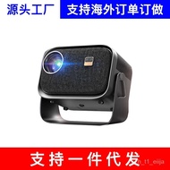 W-8&amp; K6PTZ Projector Bedroom HD Home Projector Ceiling Projection 360°Rotating Large Screen Projector 4OSE