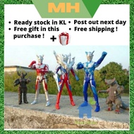 MH Ultraman Toy Set Gomora Monster Ultraman Zero & Karet Strong Corona Zero Luna-Miracle Zero