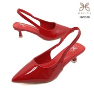 A278 SS Heliva Quinn High Heels Office Women's Wedding Shoes Party Pointed Toe Plain Cone Heels Simp