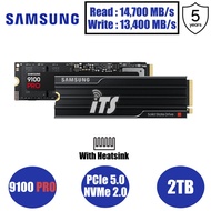Samsung 9100 PRO NVMe 2.0 M.2 PCIe 5.0 SSD - Heatsink or without Heatsink (1TB/2TB)