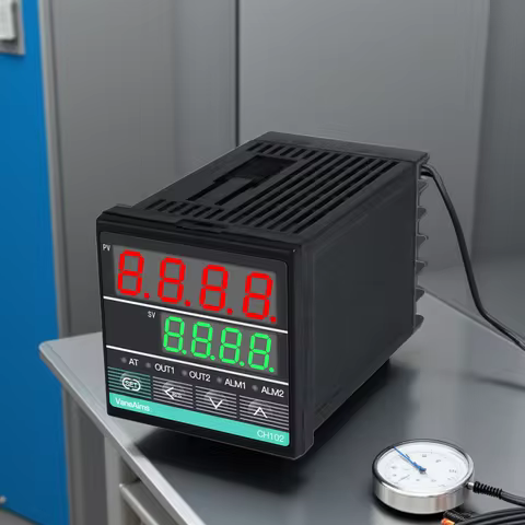 Digital PID Temperature Controller CH402 CH102 CH702 CH902 Relay/SSR Dual Output Thermostat Thermore
