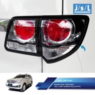 Toyota Fortuner Garnish Lampu Belakang Blacktivo 2014 2015