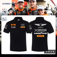 Genesis WEC Magma Racing Team Genesis Racing Short Sleeve T-shirt Polo Shirt Men's Half Sleeve T-shi