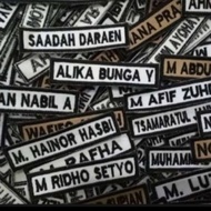 CUSTOM NAME LOGO EMBROIDERY Patches