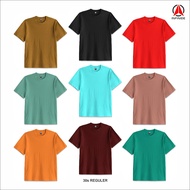 Infinide Plain Short Sleeve T-Shirt Large Size Cotton Combed 30s Regular Plain T-Shirt/ Bandung Plai