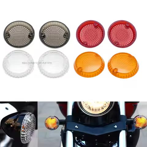 For Kawasaki Zephyr 550 750 1100 Motorcycle Turn Signals Indicators Lenses Cover Front/Rear W650 ZN1