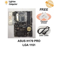 【USED】 ASUS H170 PRO Motherboard | H170 | LGA 1151 | Intel 6th, 7th Gen Intel | ATX