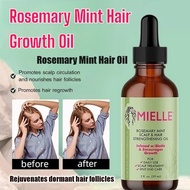 【1/2/3PCS】Mielle Rosemary and Peppermint Hair Oil Hair Rosemary Strengthening Conditioning Oil
