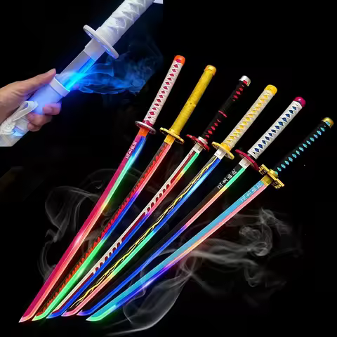 40inch Vapor Glow Katana Anime Fog Vape Sword Cosplay Costume Real Size Japanese Katana Original Sam