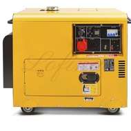 Small household diesel generator set 5KW/6KW/8KW/10KW small power single-cylinder air-cooled generat