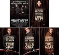 C電影卡電影明信片 真實的勇氣 True Grit（一套5款）傑夫布里吉 海莉史丹菲德 麥特戴蒙 喬許布洛林 巴瑞派柏