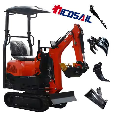 High Power-to-Weight Ratio Mini Excavator OKW08 7.6Kw for Tough Tight Space Jobs