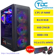 Case máy tính chơi game máy tính thiết kế đồ họamáy tính để bàn chơi game MAX PC CPU core i5 9400F R