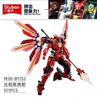 Sluban Block Bricks Robot 500++ Pcs M38-B1152 Mainan Lego