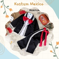 Children's costume mexico senor halloween Kids mexican mariachi costume Latest costume