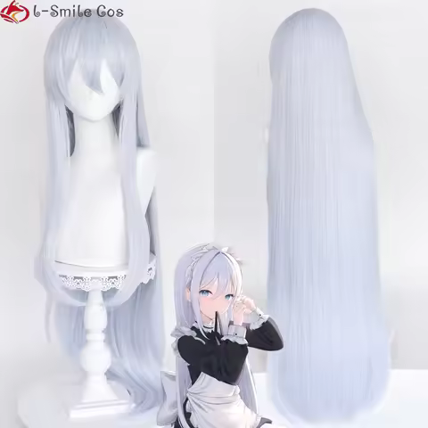 100cm Long Yoisaki Kanade Cosplay Wig Anime 80cm/100cm Long Light Blue Heat Resistant Hair Wigs