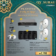 PA System For Surau/ Masjid Package DYNAMAX P250VUB 250W PA Amplifier, 16 inch Horn Speaker, 6.5 inc