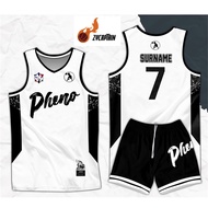 Pheno Jersey MAV Personalize Name Customized Basketball Jersey for Men Full Sublimation Unisex Terno