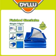 DYLLU Polyethylene Tarp Canvas ( 2m x 3m ~ 6m x 8m )