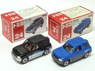 Jun 2026 2ps最新優惠$259！itrea 中國製 Tomica 24 Tomica Toyota RAV4 Jeep made in China 紅盒赤箱 紅字中國 Tomy 24 豐田 