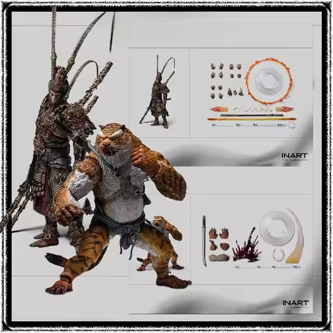 New INART Action - Black Myth: Wukong 1/12 Action Figures - Great Sage Armor Set & Tiger Vanguard An