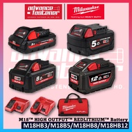 MILWAUKEE M18 Batteries And Chargers For 3.0Ah / 5.0Ah / 8.0Ah / 12.0Ah RED-LITHIUM™-ION Battery