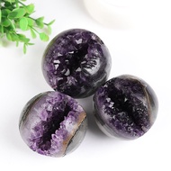 Natural Amethyst Cave Rough Stone Amethyst Clusters Agate Jack Purcell Hand-Polished Home Decorative