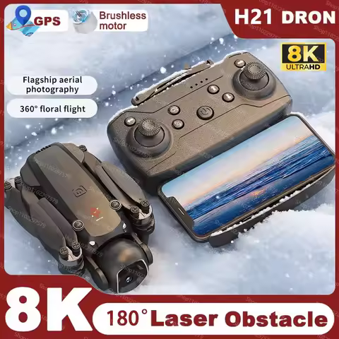 2026 NEW H21 Drone 5G GPS Professional 8K HD Aerial Photography Remote Control Aircraft HD Dual Came