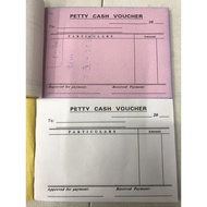 Petty cash voucher carbonize and without carbon