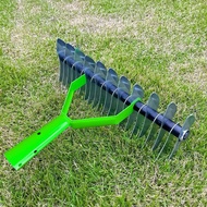 【CCL】-1.7M Lawn Hay Rake Thatch Rake Leaf Rake Garden Descaling Rake Scarifier Soil Rake