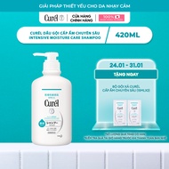 Dầu Gội Cấp Ẩm Chuyên Sâu Curel Intensive Moisture Care Shampoo 420ml