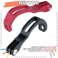 NIUYOU Bike Fork Mount, Uni-body Folding Black Red Bicycle Front Light Holder, Bicycle Fork Aluminum Alloy MTB Accessories for / Brompton Cycling