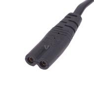 TMOY 1Pc EU Power Cord EU AC Power Cable Figure 8 C7 To Euro Eu 2Pin AC Plug Power Cable Cord For PS