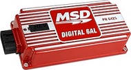NEW MSD DIGITAL DIGITAL 6AL IGNITION CONTROL BOX WITH REV LIMITER,RED,520-540V,11,000 RPM RANGE,8"L 