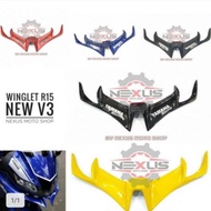 Winglet R15 new winglet R15 v3 winglet Yamaha all new R15 VVA v3