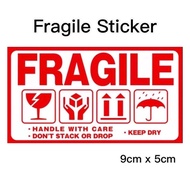[Harga Borong] Fragile Sticker / Fragile Tape / Sticker Mudah Pecah