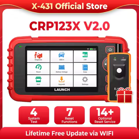 X-431 CRP123X V2.0 LAUNCH Car Code Reader OBD2 Scan Automotive Scanner Diagnostic Tool Diagnosis Lif