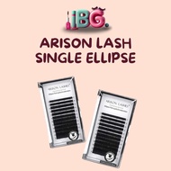 Arison Lashes Flat Single Ellipse Bulumata arison Arison eyelash single ellipse Arison eyelash singl