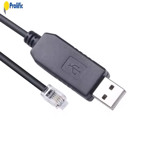 PL2303GT USB to RJ9 Cable for Celestron NexStar Telescope Console Upgrade Cable